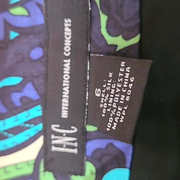 INC paisley blue dress - Picture 4 of 4